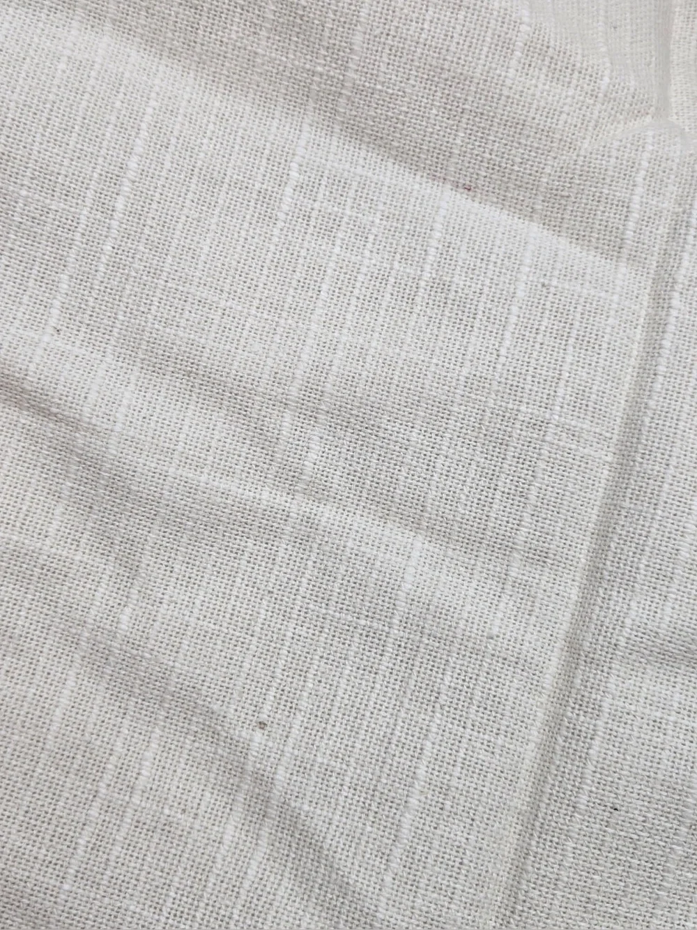 QUINCE Set Of 2 48x84 Cotton Slub Curtains Natural 1088